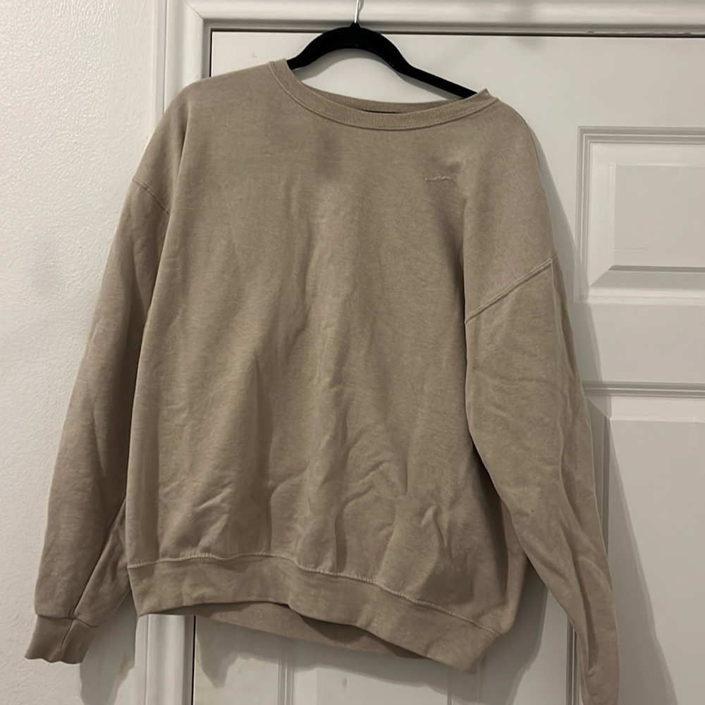 Brown basic sweatshirt